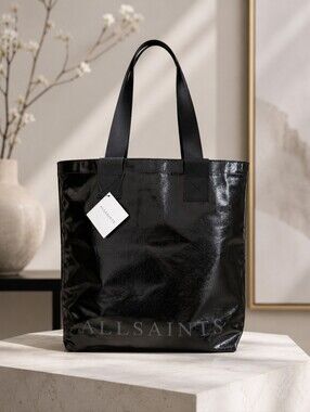 All Saints Black Tote (NWT)